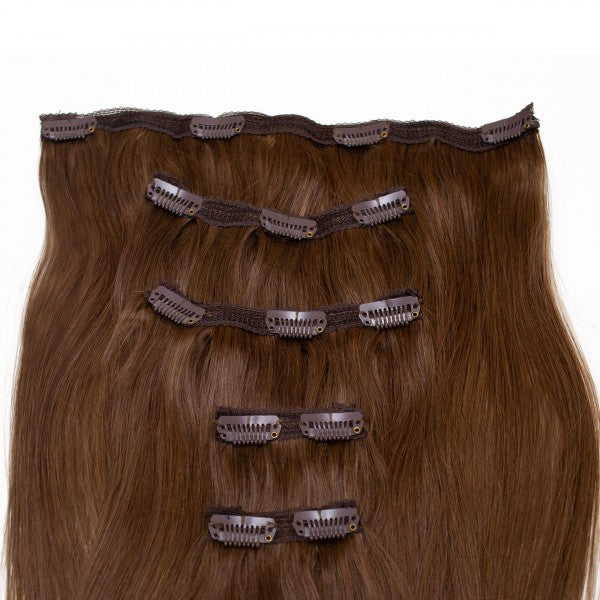 Mocha Clip-In 5 Piese - Seamless1.com.ro