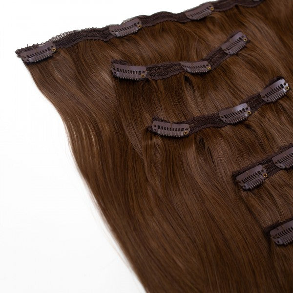 Mocha Clip-In 5 Piese - Seamless1.com.ro